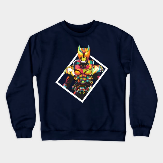 Kamen Rider Kiva Crewneck Sweatshirt by desilutfiaa